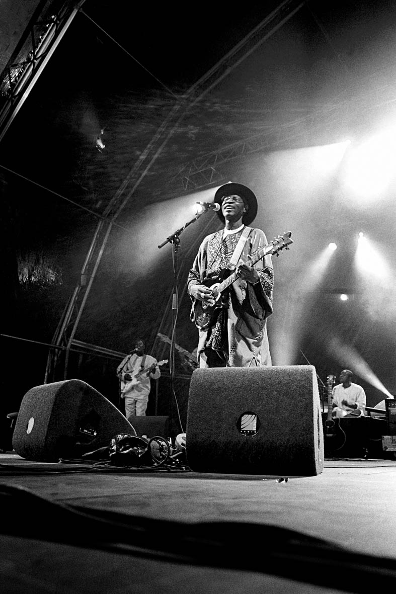 Ali Farka Toure in concert.